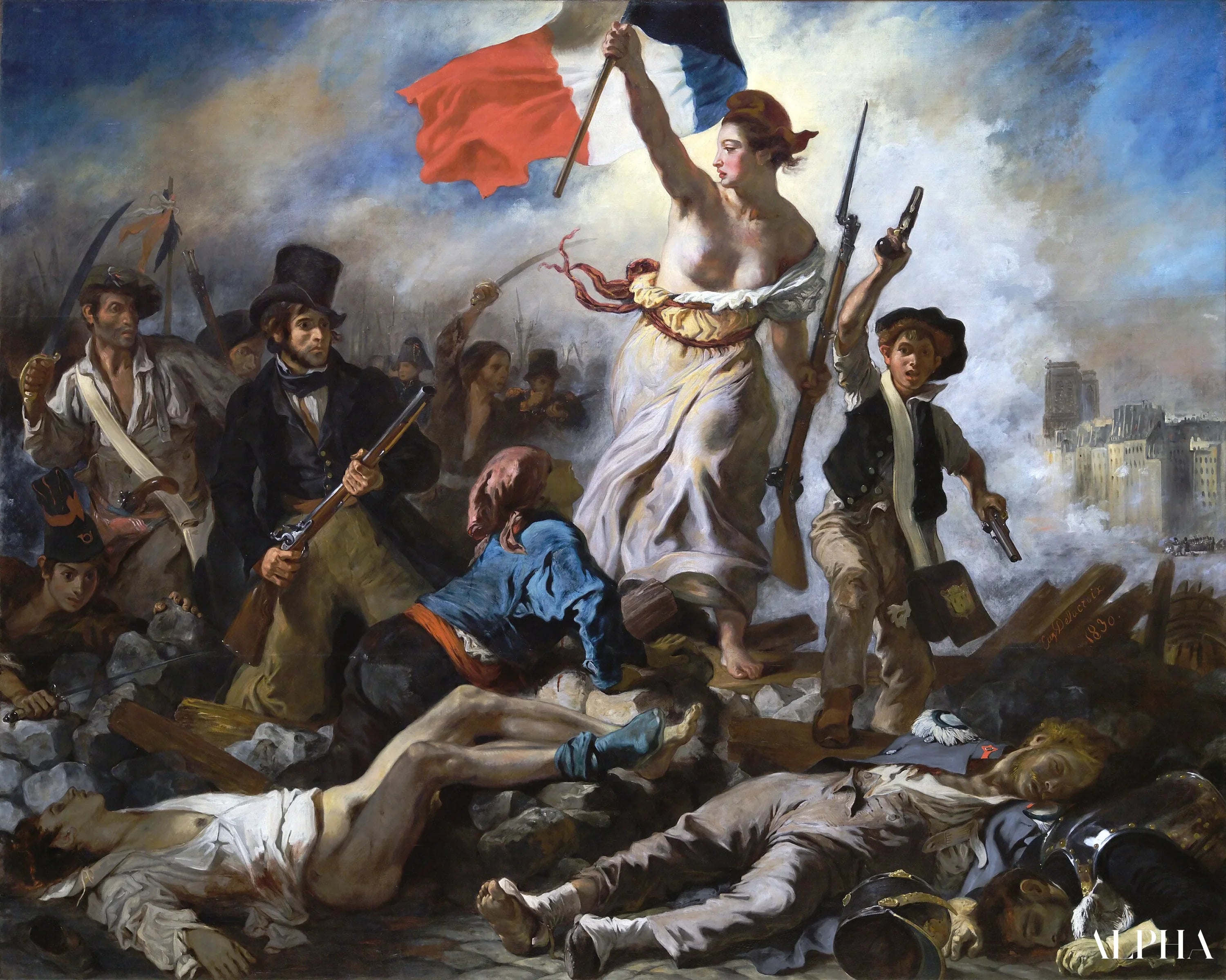 ユージェーヌ・ドラクロワの150の有名な絵画