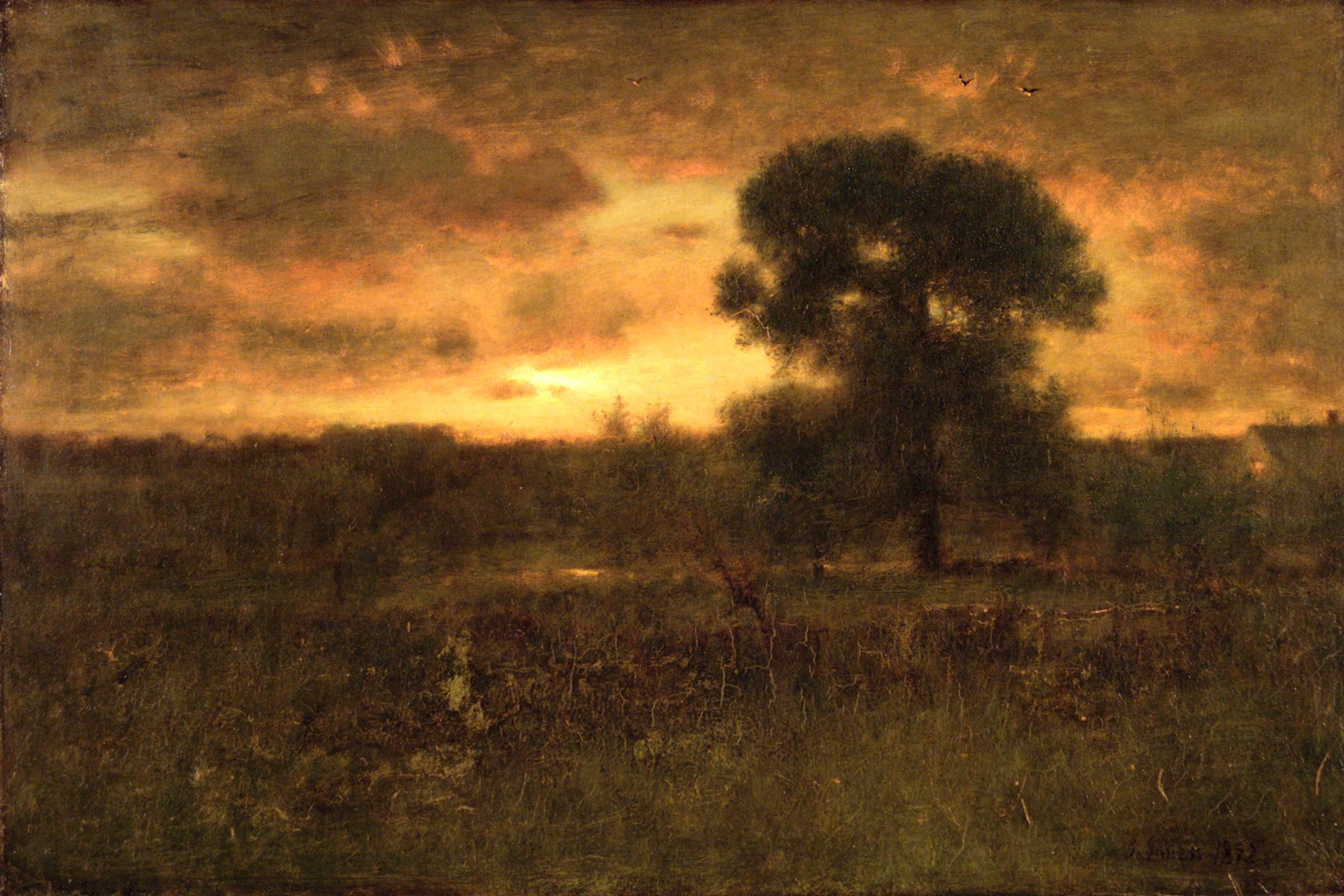 Lever du soleil - George Inness