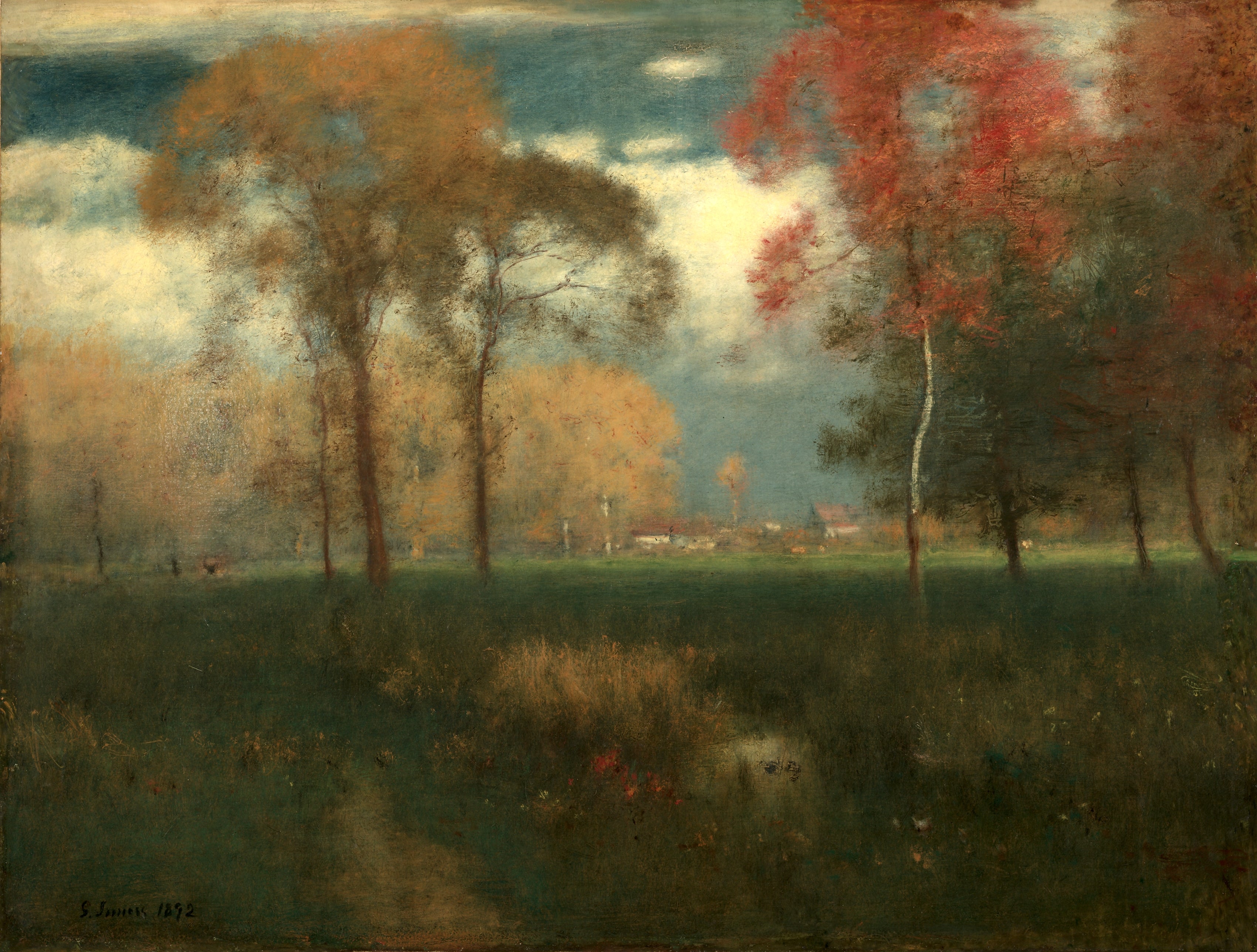 Journée ensoleillée d'automne - George Inness