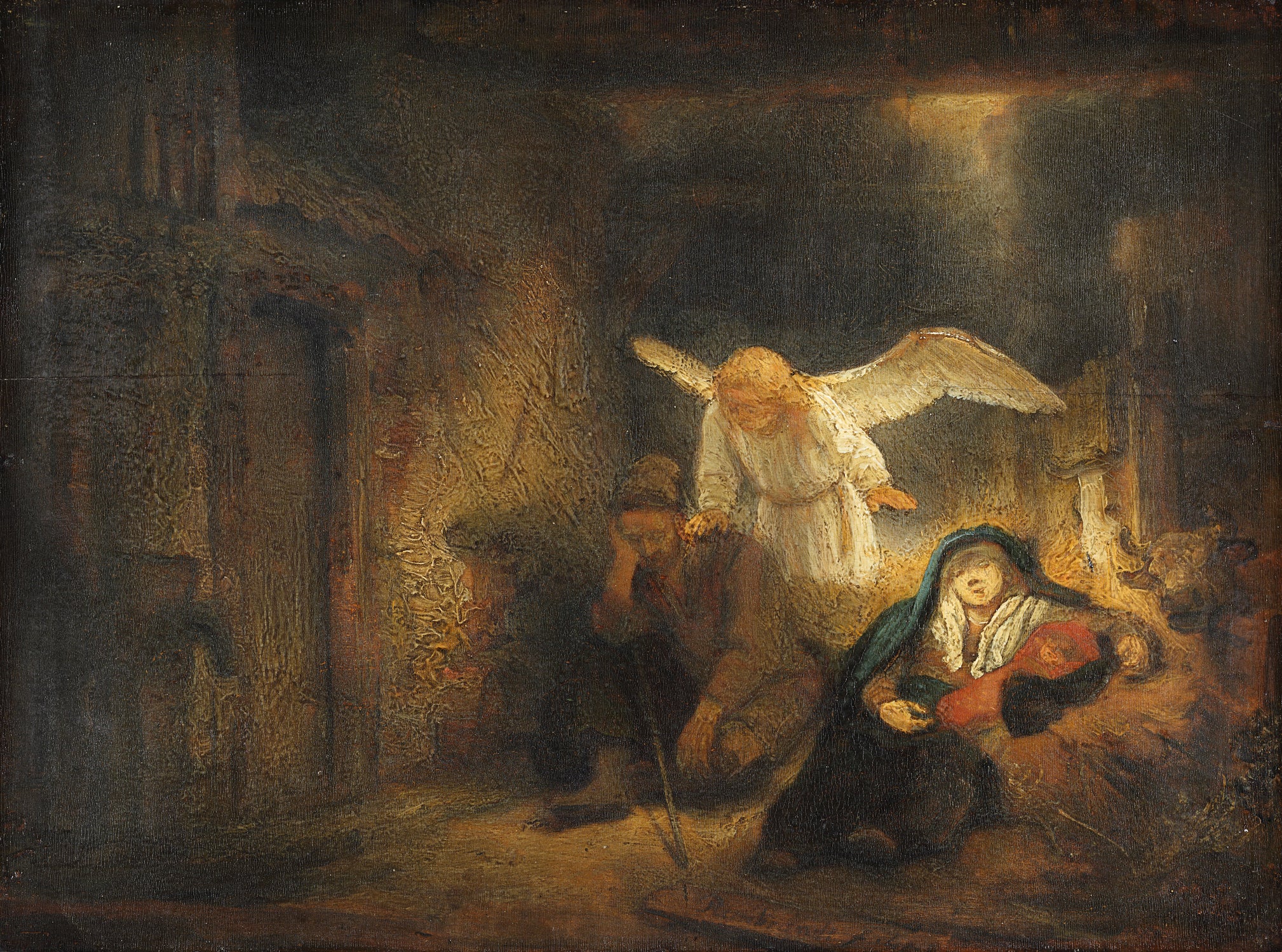 Reproduction du tableau « Le Rêve de Joseph - Rembrandt » par Alpha Reproduction en peinture à l’huile