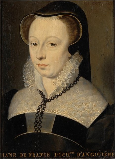Diane de France, duchesse d'Angoulème - François Clouet