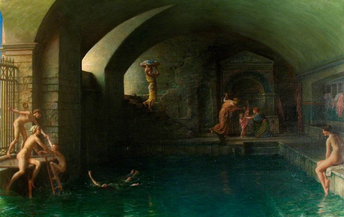 Le champion nageur - Edward Poynter