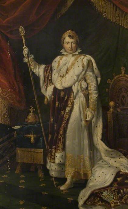 Napoléon Ier (1769-1821), empereur des Français (1804-1815), dans sa tenue de sacre - François Gérard