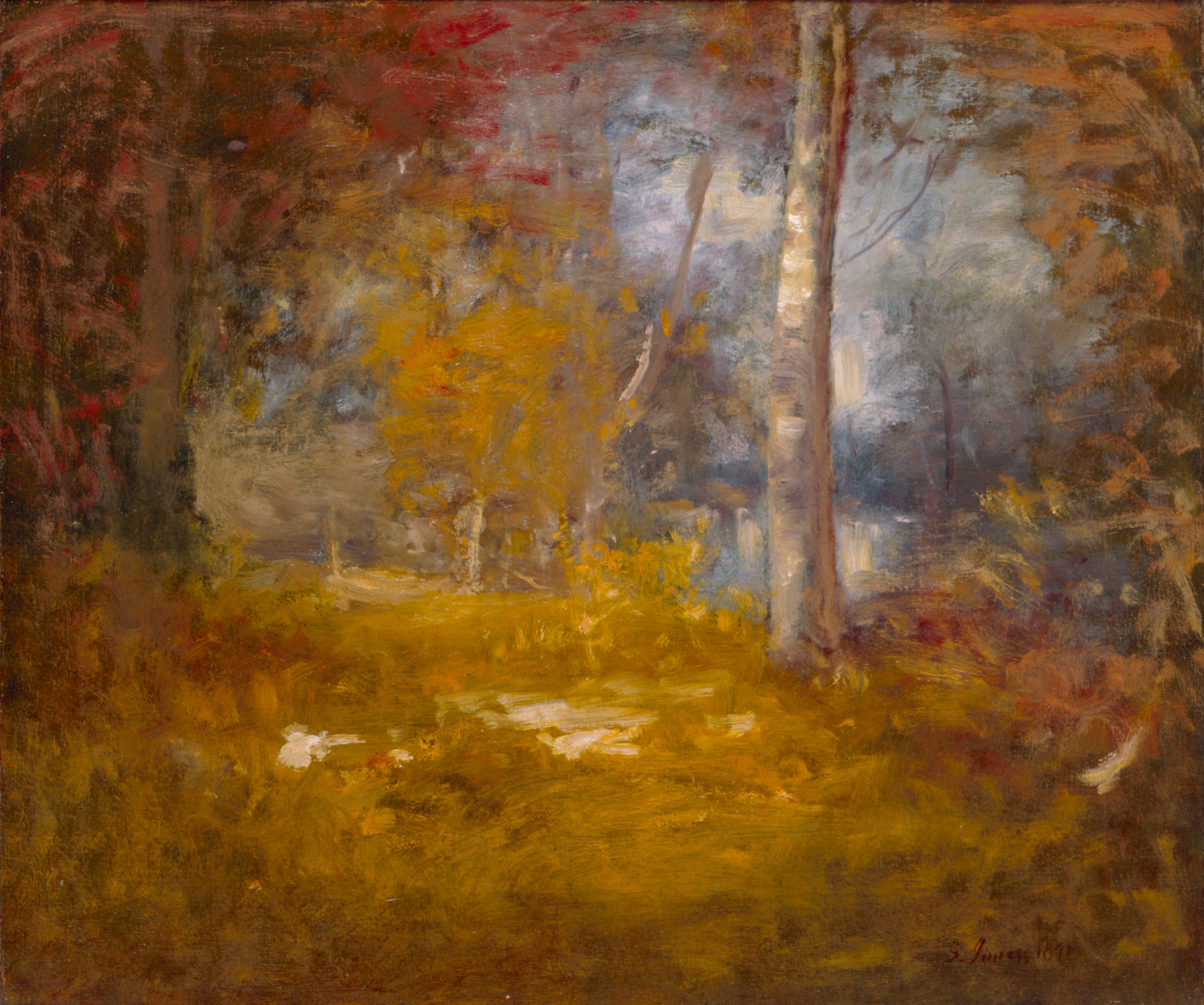 Piscine Woodland - George Inness