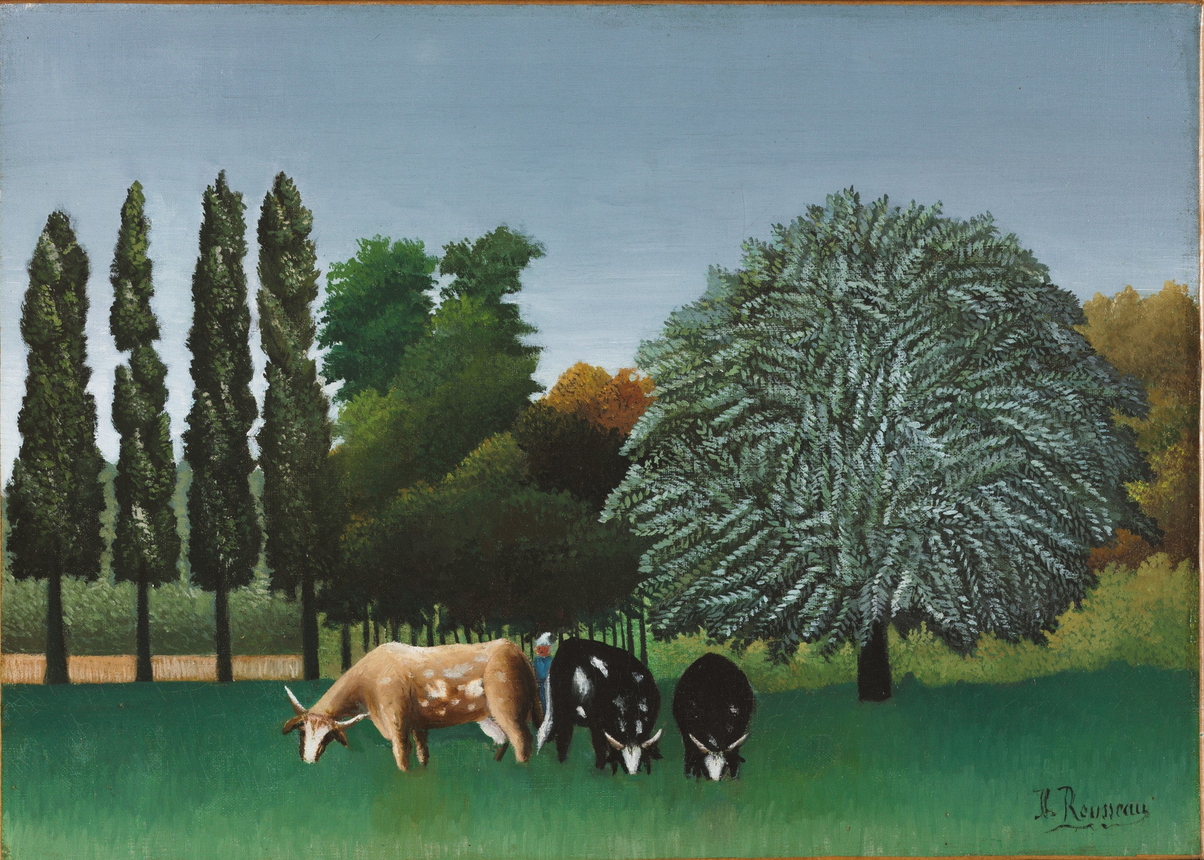 Les bords de l'Oise - Henri Rousseau