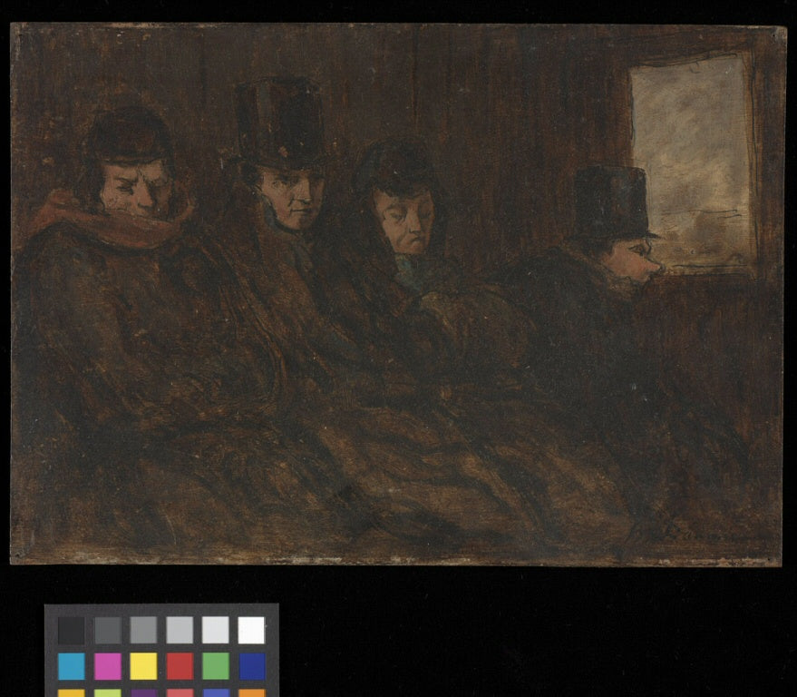 Voiture de deuxième classe - Honoré Daumier