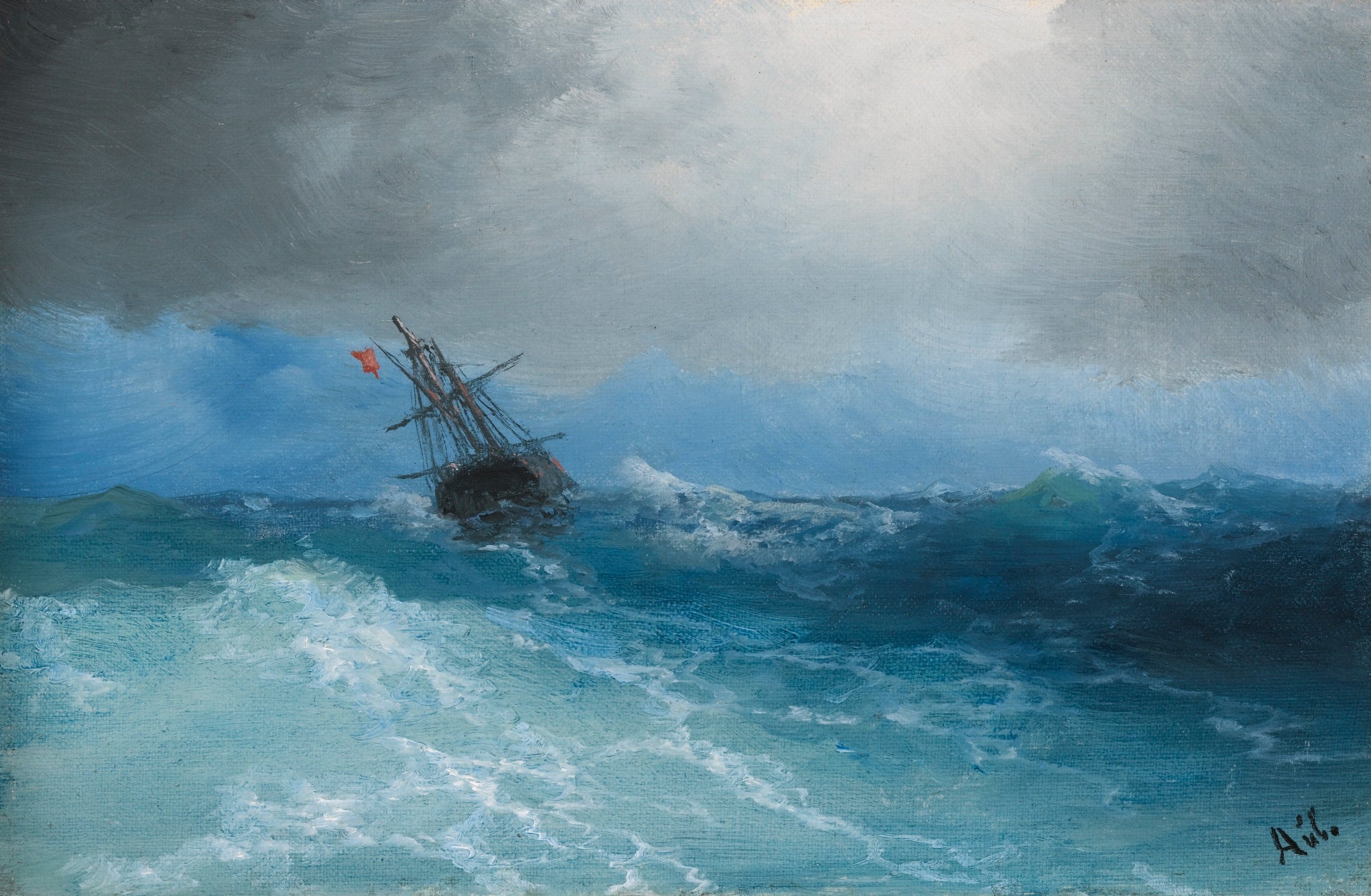 Tempête qui se prépare - Ivan Aïvazovski
