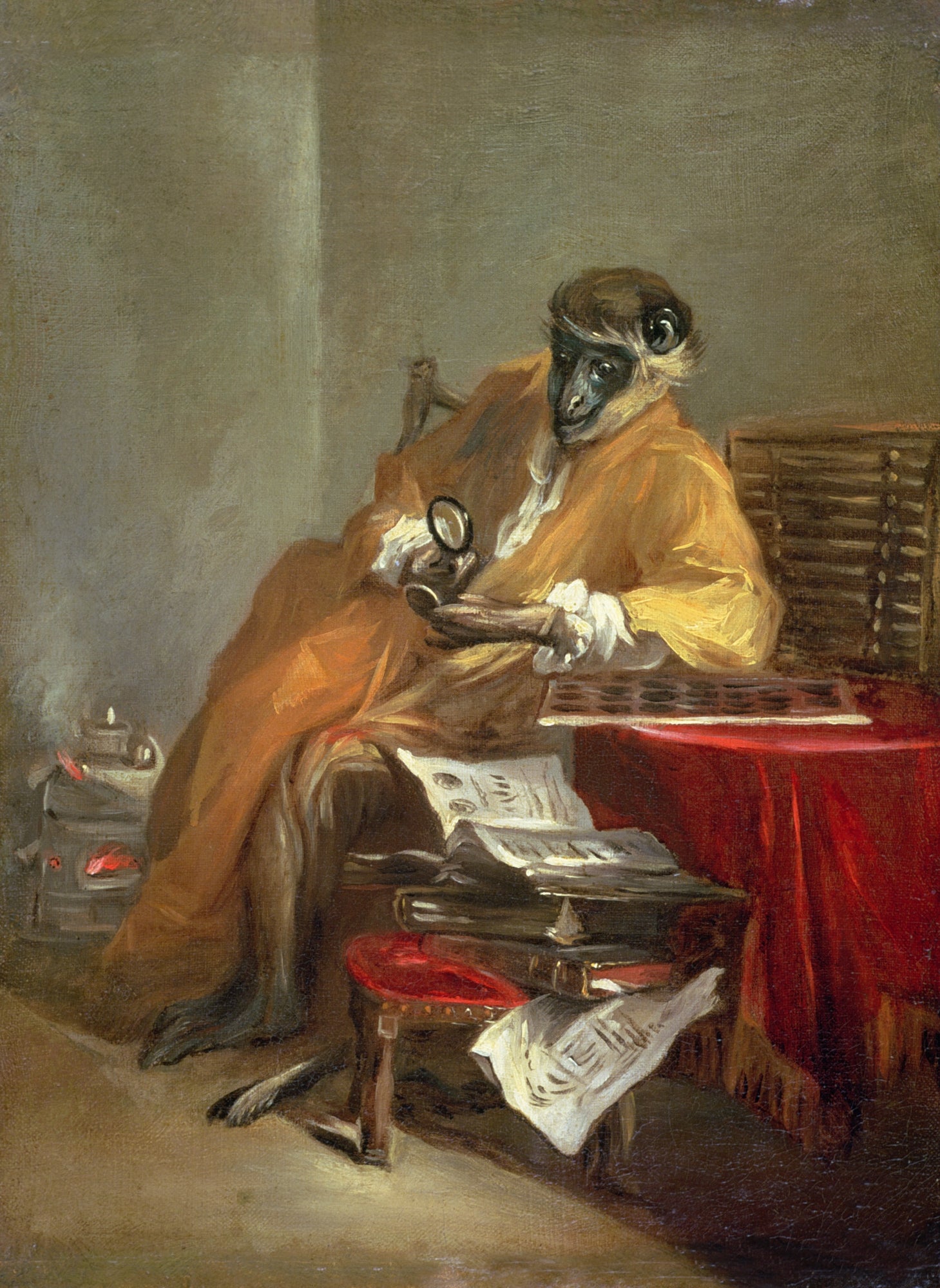 Le Singe Antiquaire - Jean Siméon Chardin