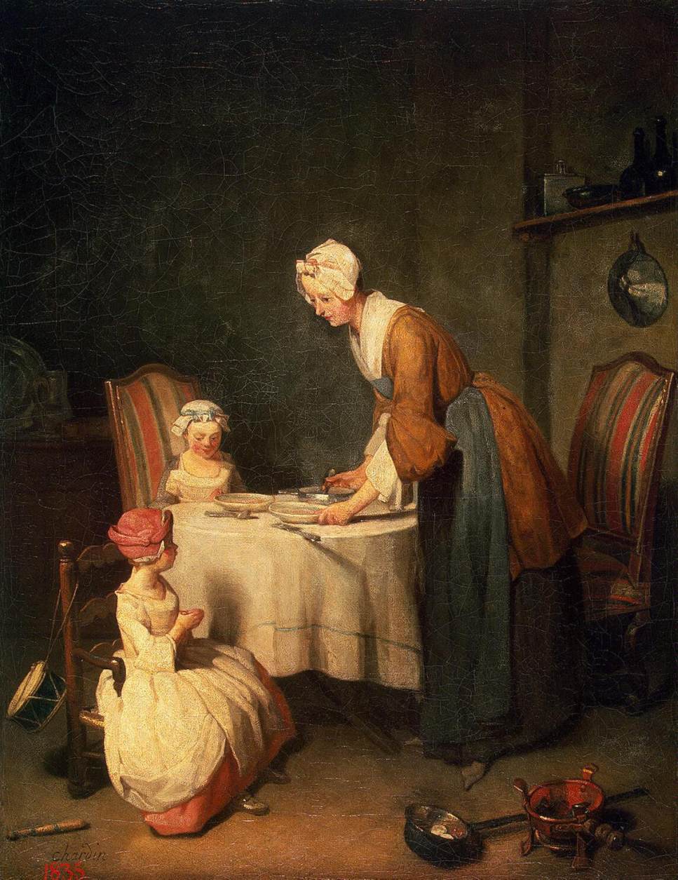 Le Bénédicité - Jean Siméon Chardin
