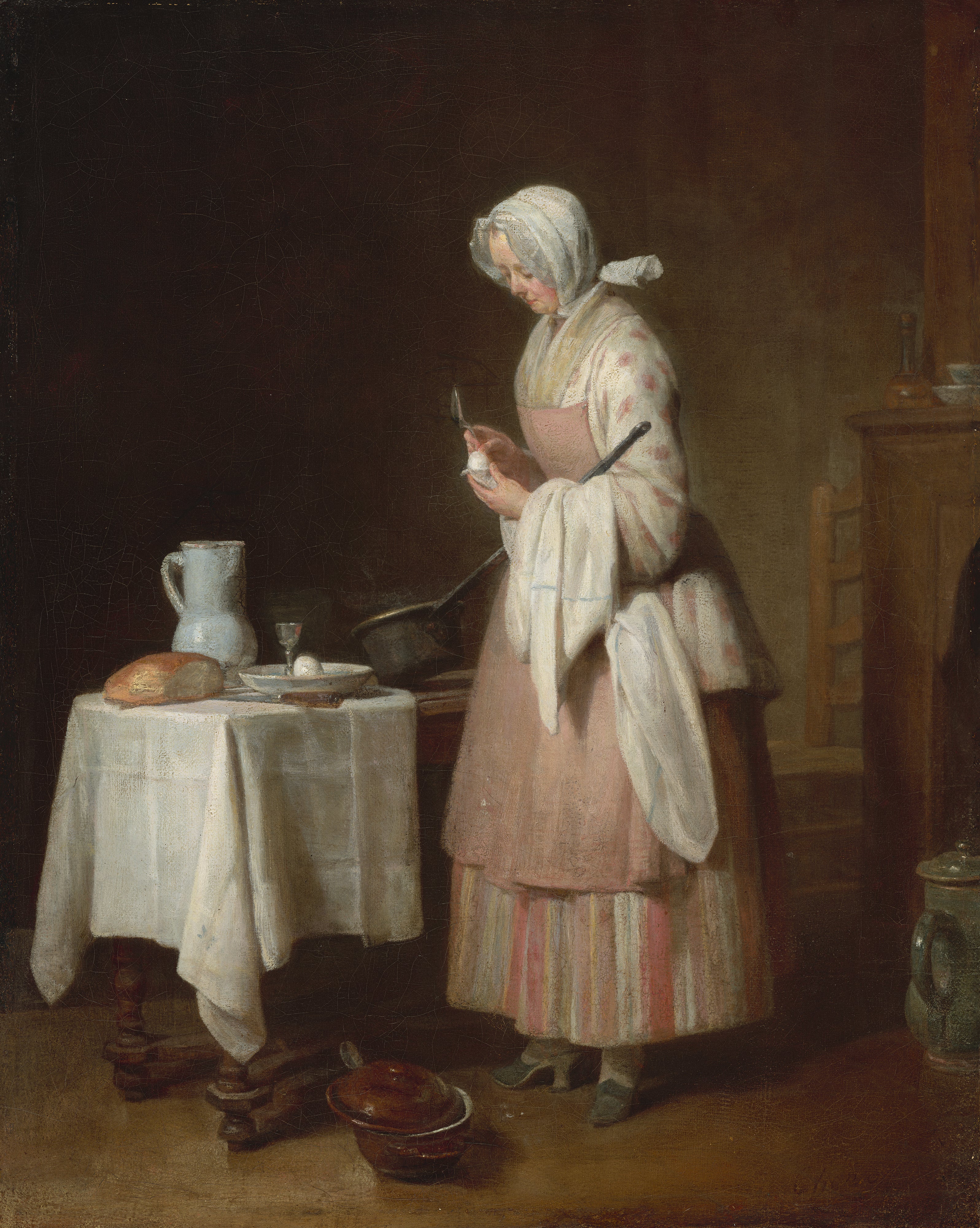 La Garde attentive - Jean Siméon Chardin