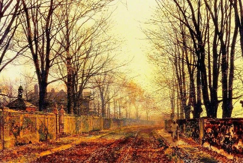 Sous les hêtres - John Atkinson Grimshaw