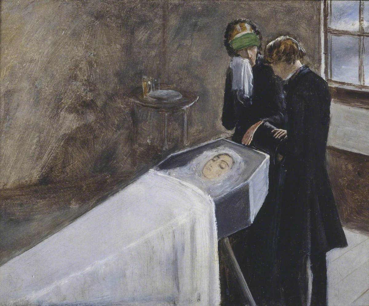 L'artiste assistant au deuil d'une jeune fille - John Everett Millais