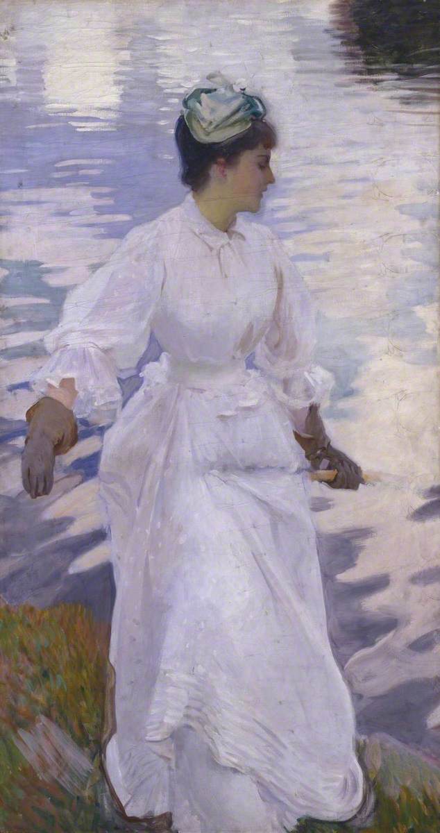 Reproduction du tableau « Dame Pêcheuse - Mme Ormond - John Singer Sargent » par Alpha Reproduction en peinture à l’huile