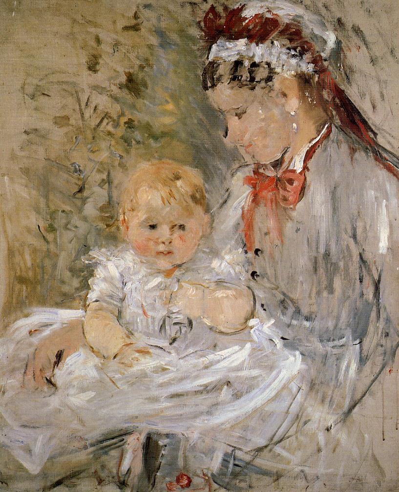 Reproduction du tableau « La nourrice - Berthe Morisot » par Alpha Reproduction en peinture à l’huile