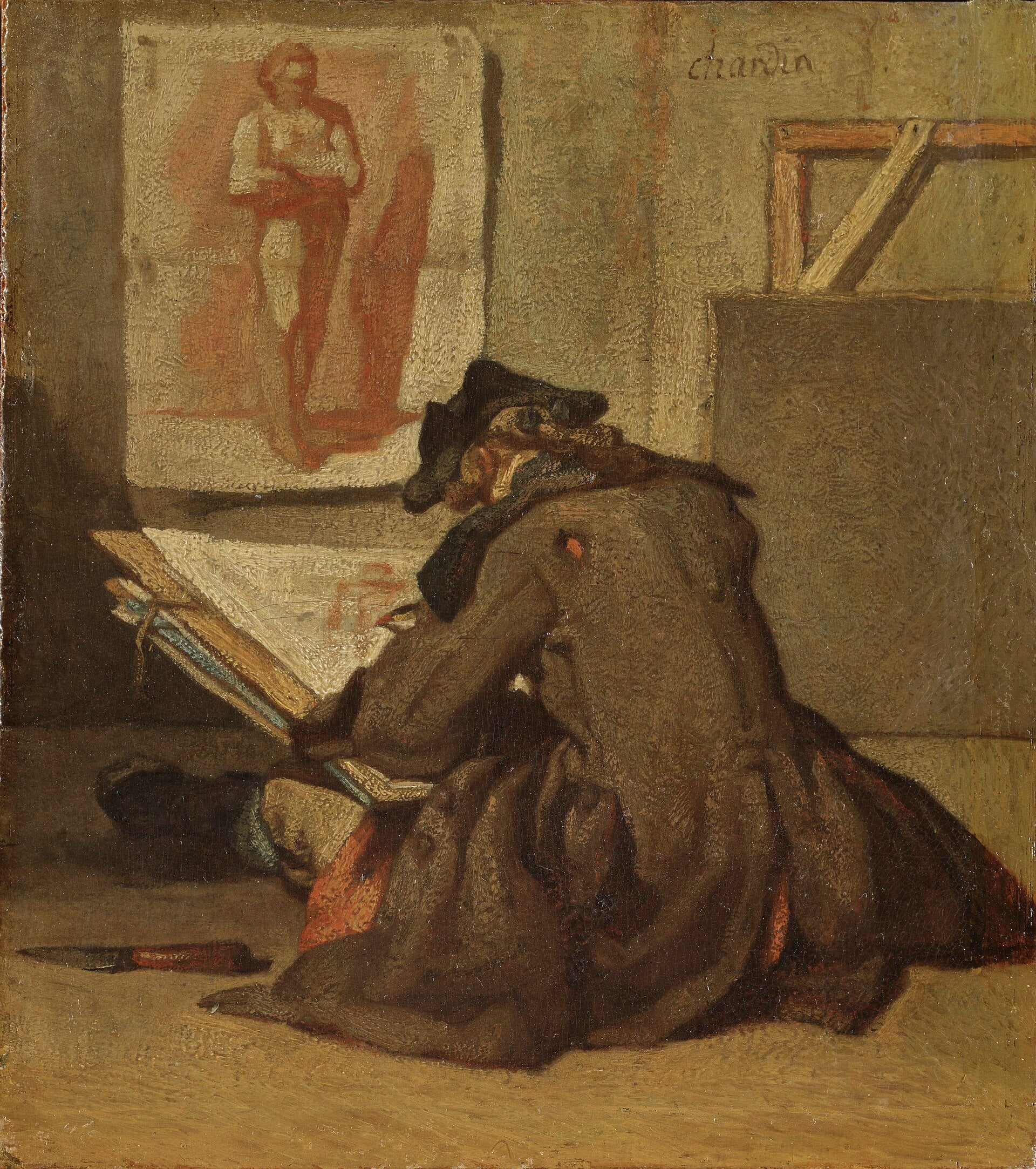 Jeune étudiant dessinant - Jean Siméon Chardin