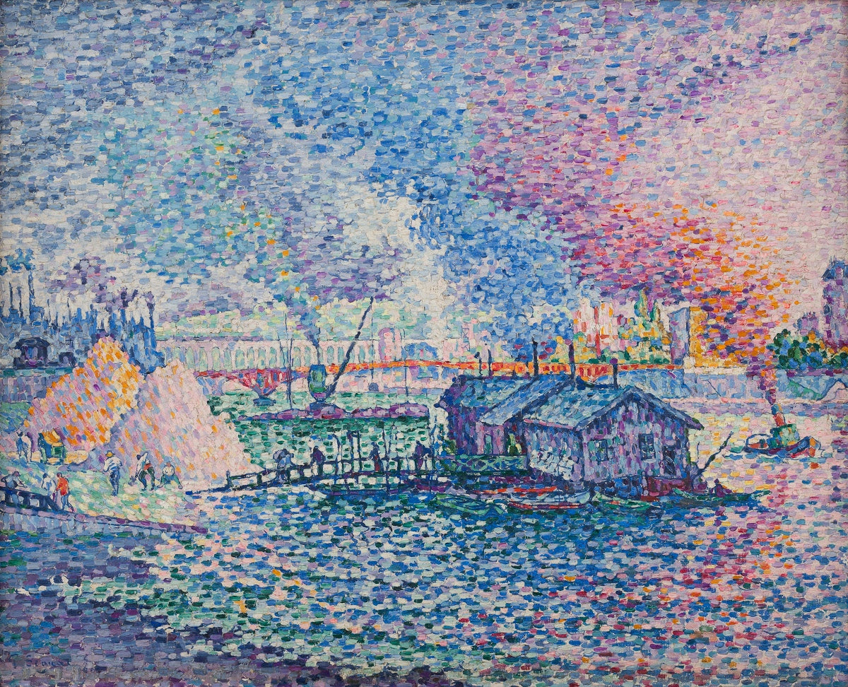 Reproduction du tableau « Le pont Mirabeau - Paul Signac » par Alpha Reproduction en peinture à l’huile