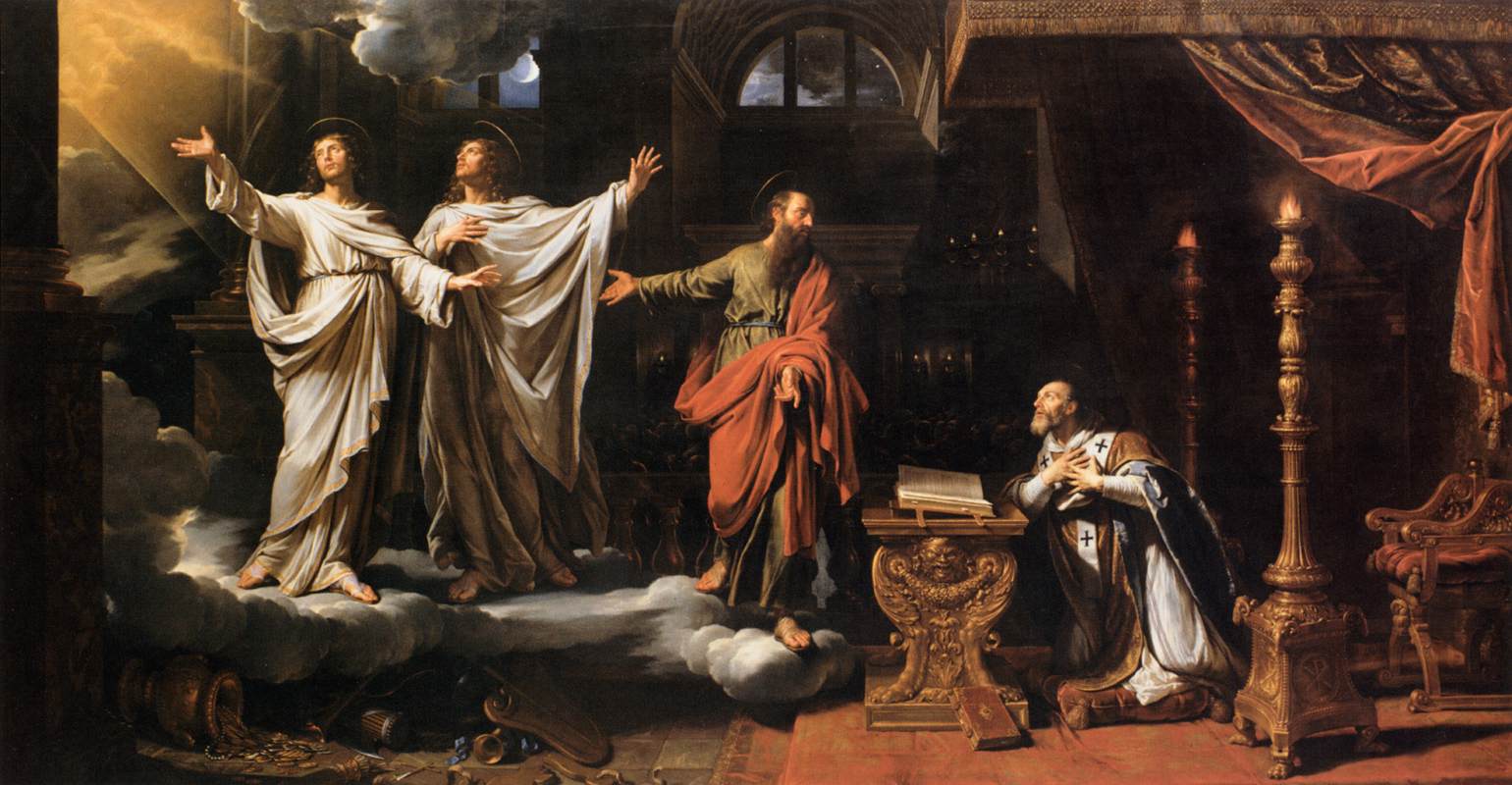 Apparition de Saint Gervais et de Saint Protais à Saint Ambroise - Philippe de Champaigne