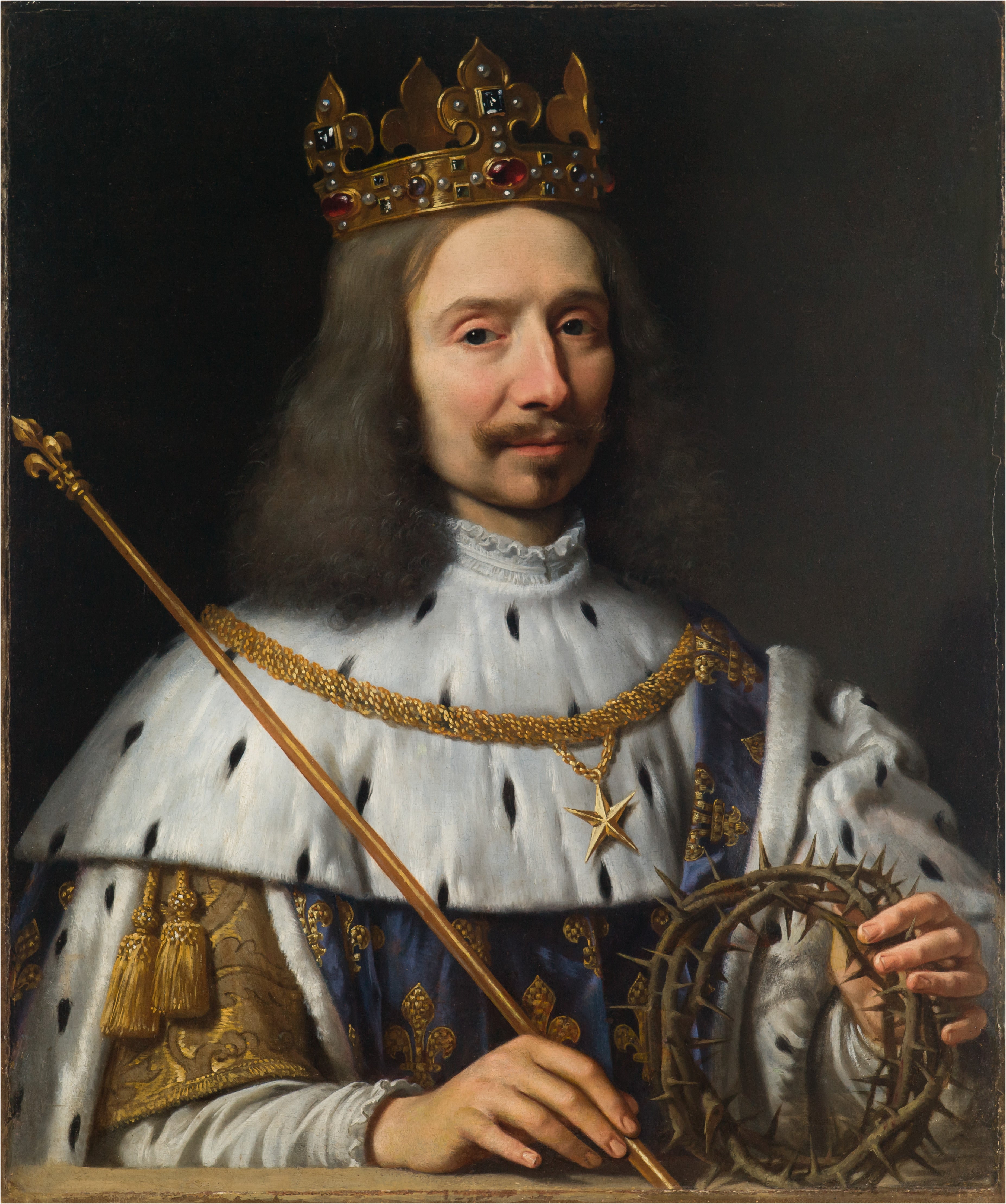 Vincent Voiture dans le rôle de Saint-Louis - Philippe de Champaigne