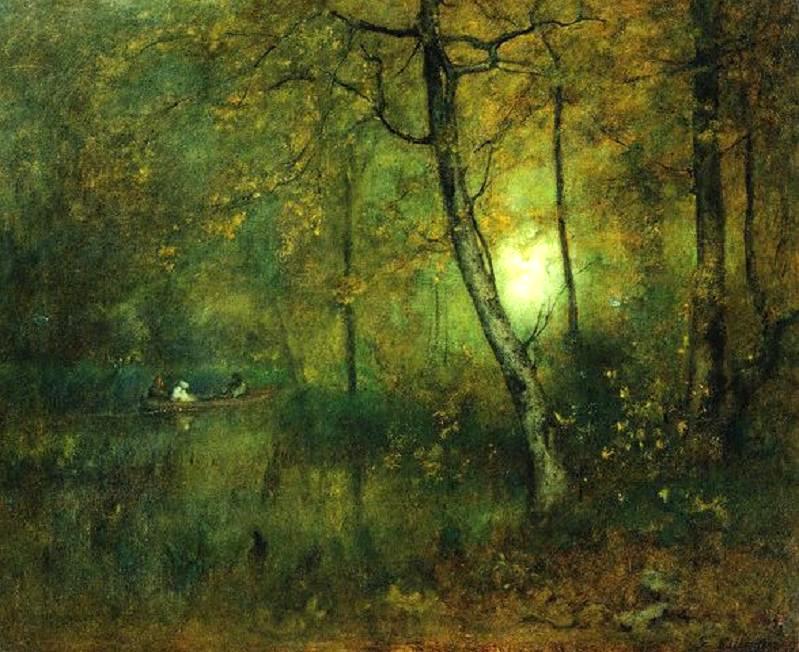 Piscine dans les bois - George Inness