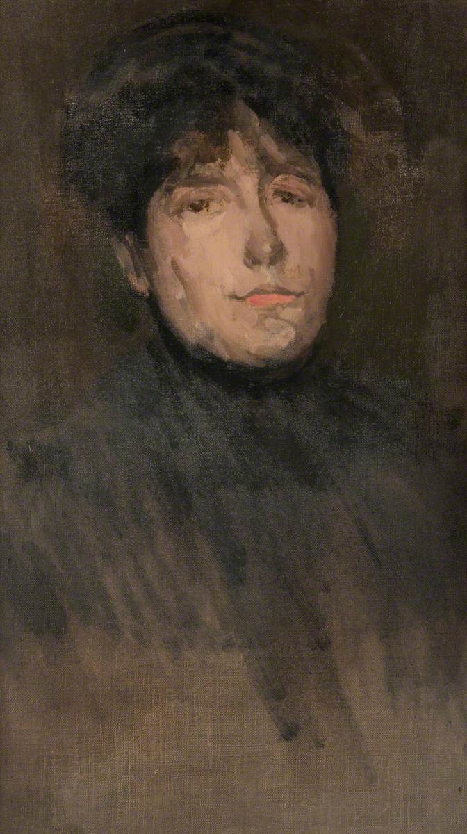 Reproduction du tableau « Croquis de Miss Ethel Philip - James Abbott McNeill Whistler » par Alpha Reproduction en peinture à l’huile