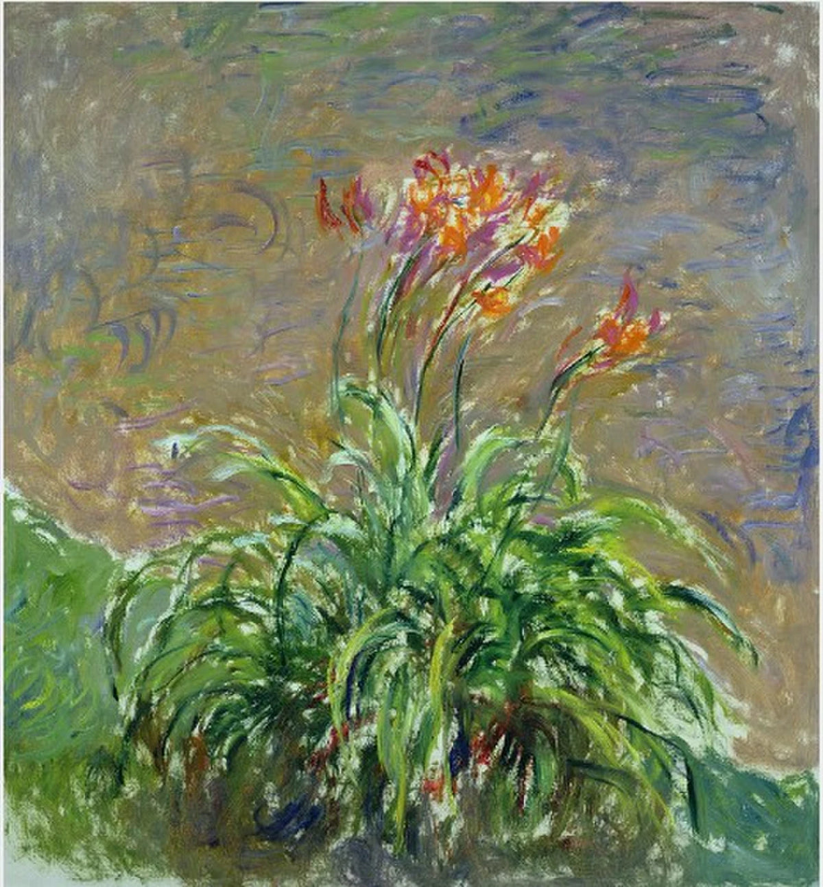 LES HÉMÉROCALLES (1914 1917) Claude Monet   Musée Marmottan Monet (W 1818)