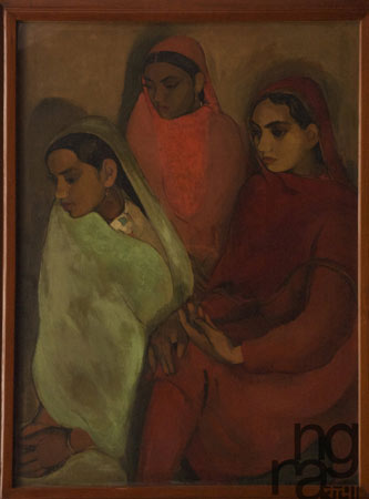 Groupe de trois jeunes filles, Amrita Sher-Gil
