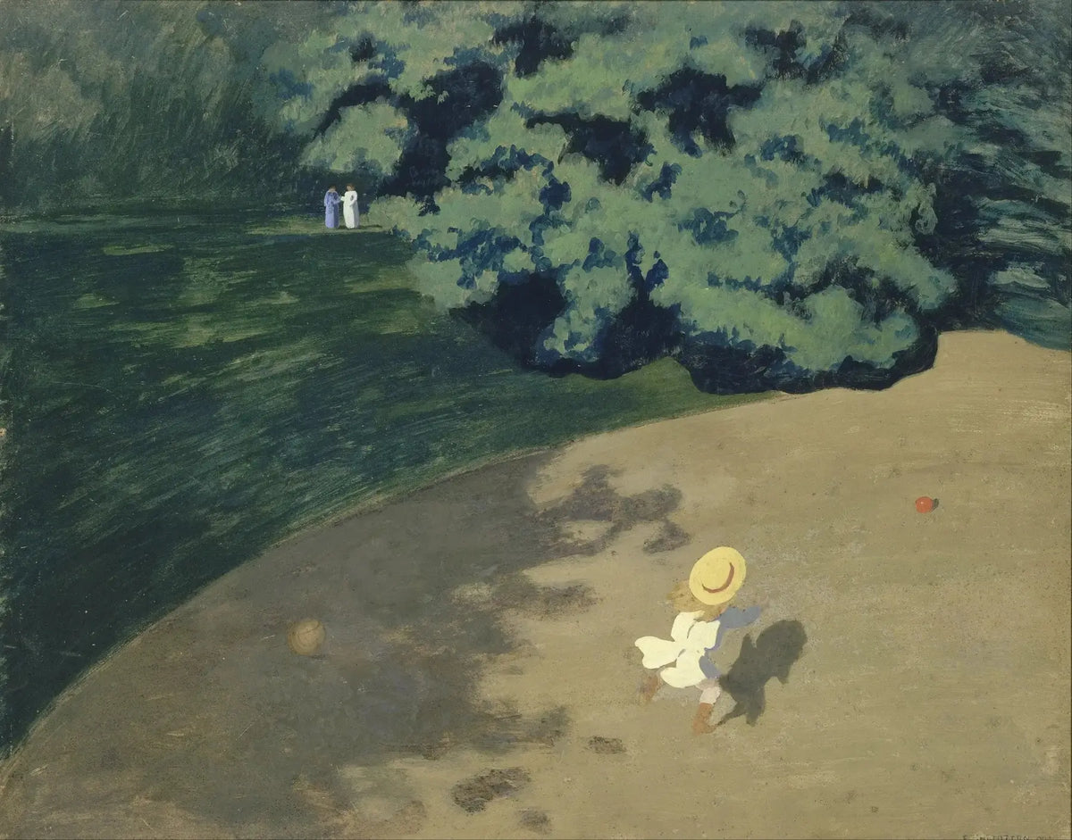 Le Ballon, peinture de Félix Vallotton