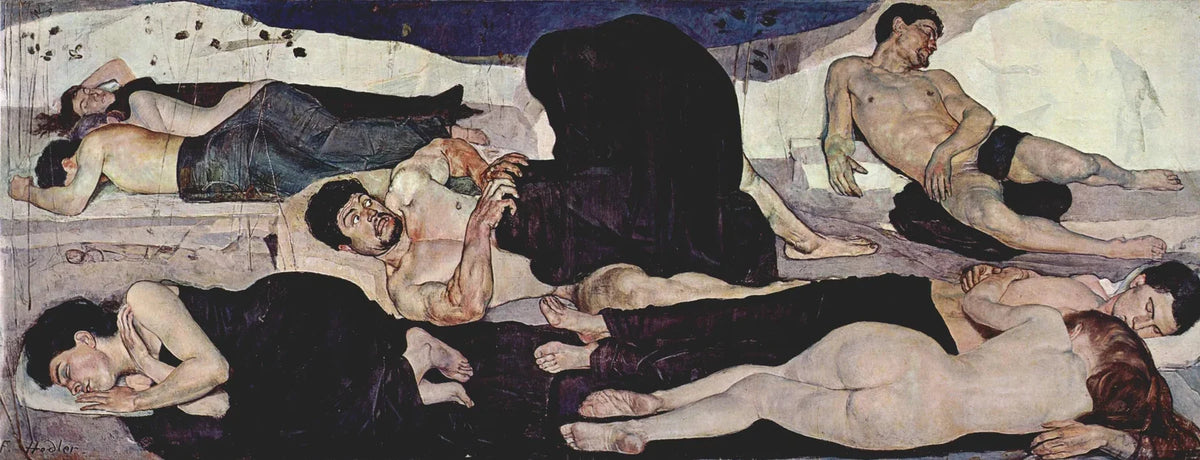 La Nuit, peinture de Ferdinand Hodler