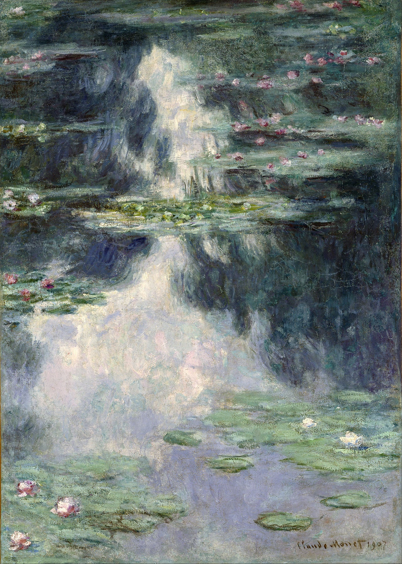🌿 睡蓮の池 – クロード・モネ (1907)