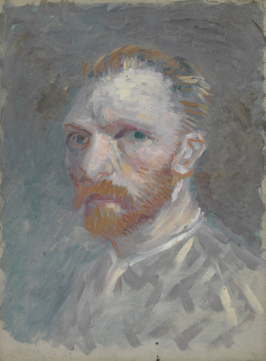 🎨 自画像 – ヴィンセント・ヴァン・ゴッホ (1887)