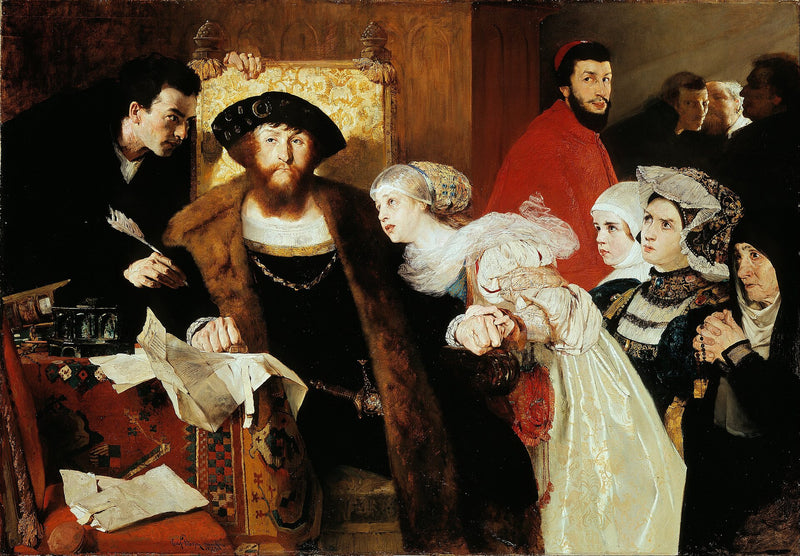 Christian II signant l’arrêt de mort de Torben Oxe - Eilif Peterssen