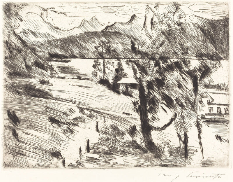 Paysage du Walchensee - Lovis Corinth
