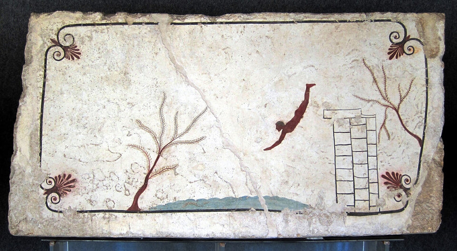 Le Plongeur de Paestum - Artiste grec anonyme