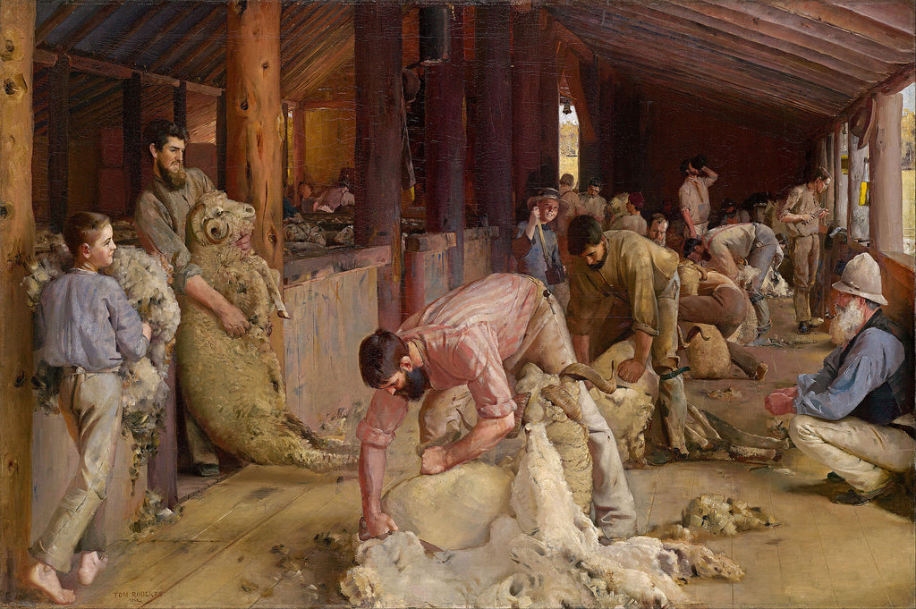 Shearing the Rams - Tom Roberts