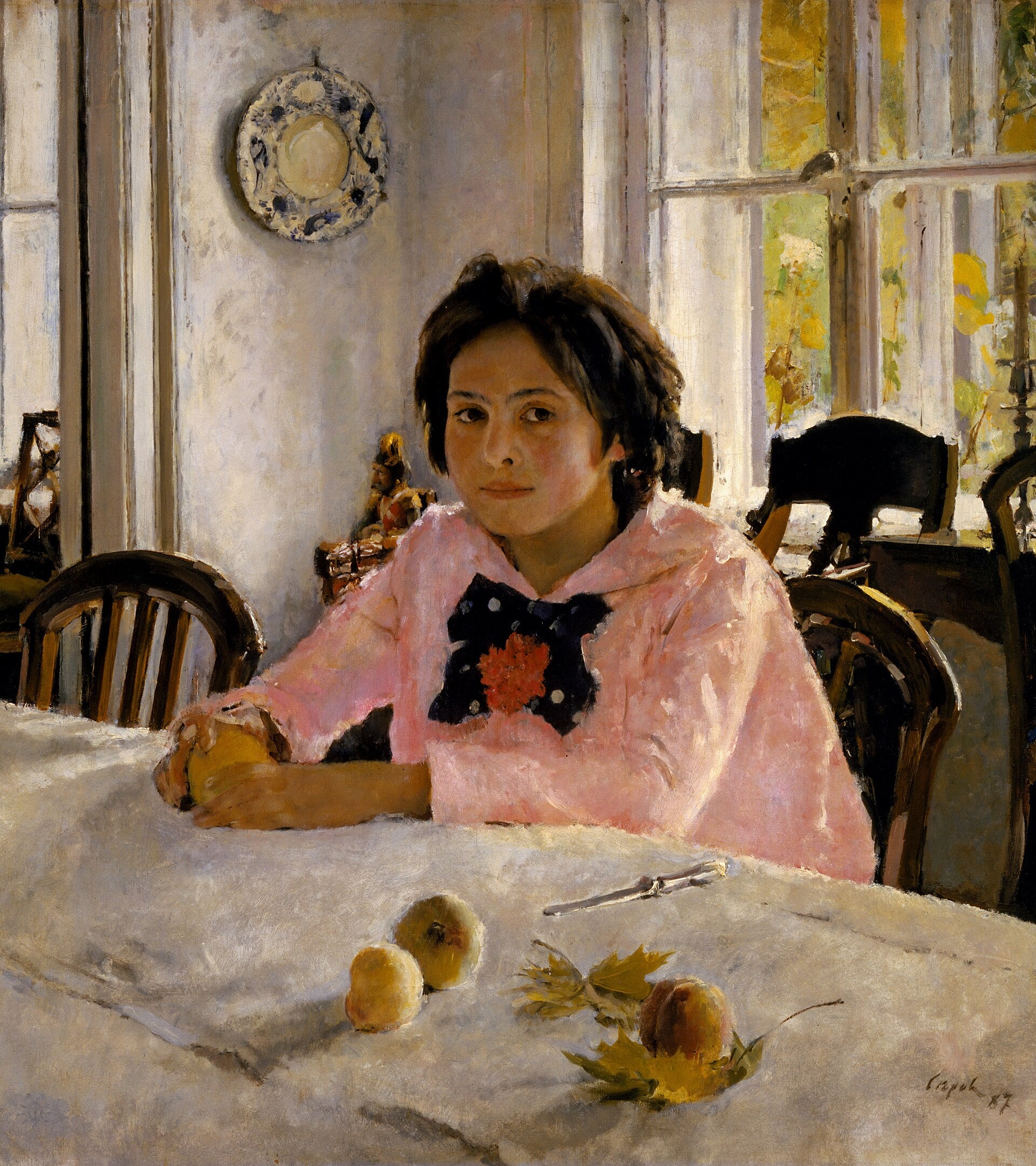 Girl with Peaches - Valentin Serov