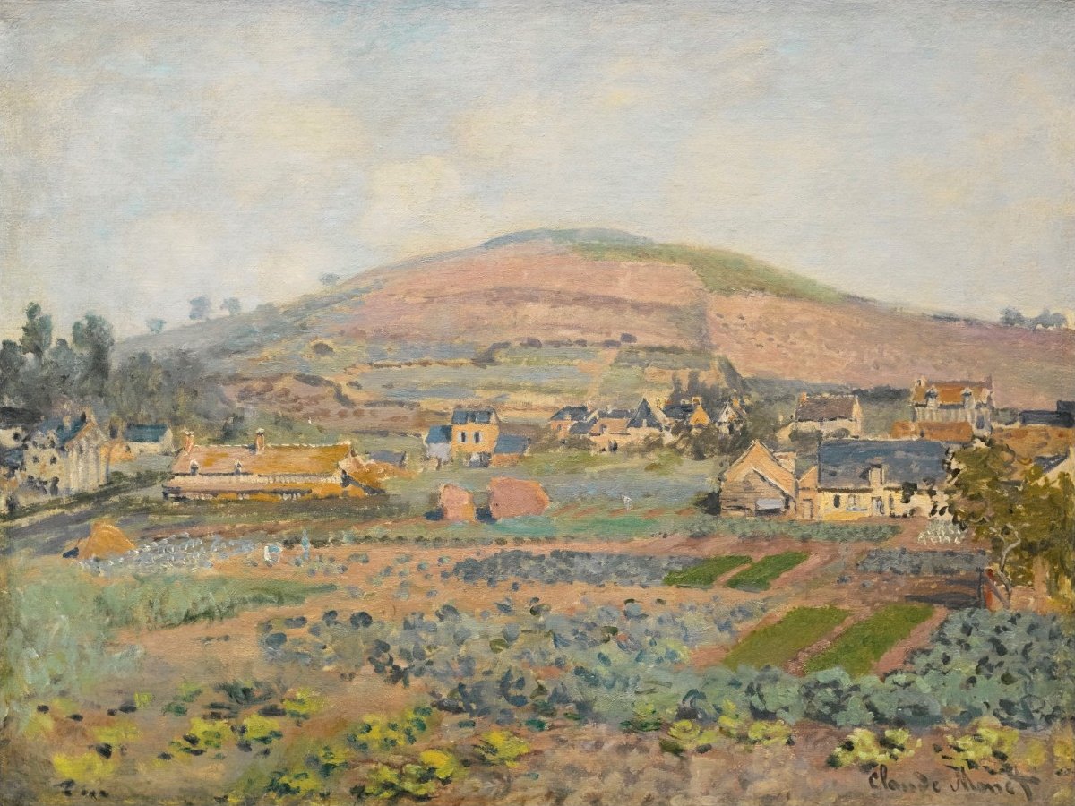 Reproduction du tableau « Le Mont Riboudet à Rouen au Printemps - Claude Monet » par Alpha Reproduction en peinture à l’huile