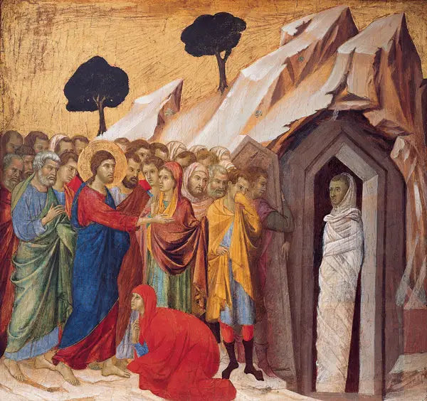 La résurrection de Lazare - Duccio di Buoninsegna - Alpha Reproduction