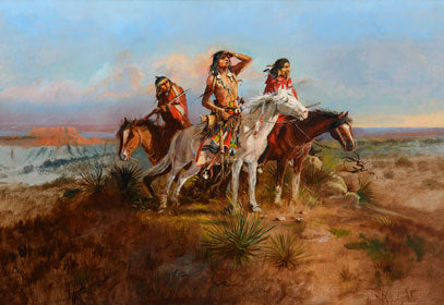 Le groupe de scouts - Charles Marion Russell