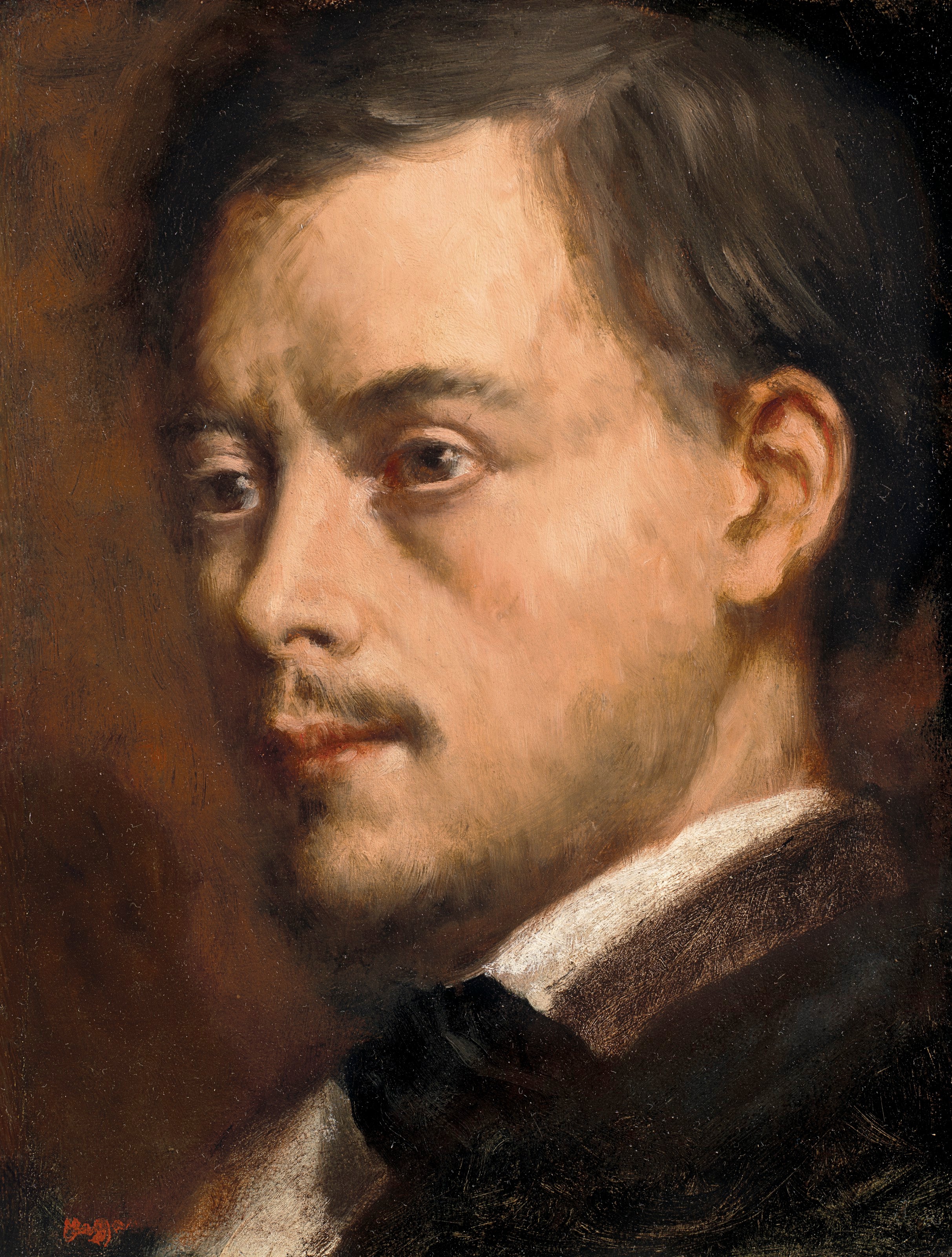 Reproduction du tableau « Tête d'homme - Edgar Degas » par Alpha Reproduction en peinture à l’huile