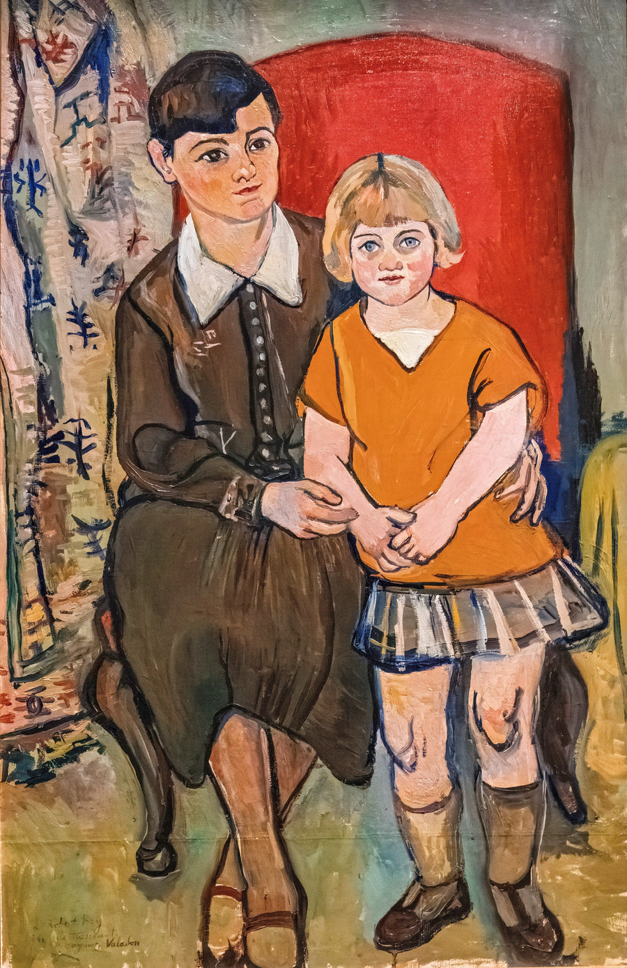 Madame Robert Rey et sa fille Sylvie - Suzanne Valadon