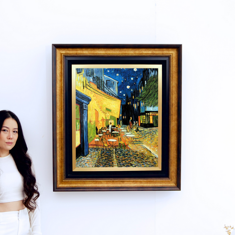 カフェのテラスの夕方 - ヴィンセント・ヴァン・ゴッホ