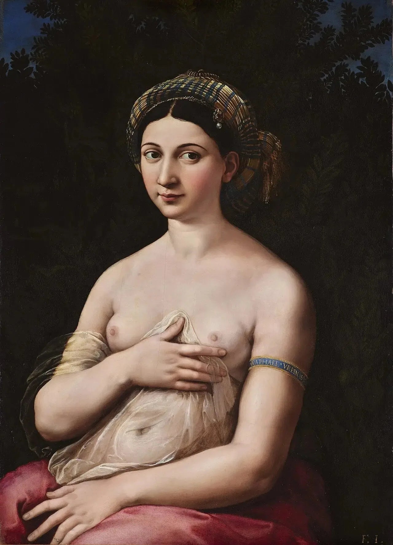 La Fornarina - Raphaël Sanzio - Réproduction huile sur toile