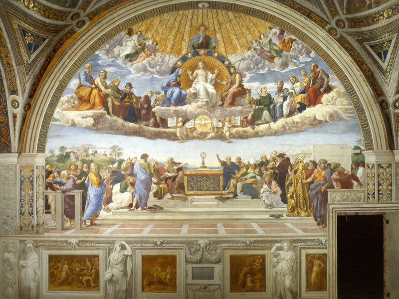 La Dispute du Saint-Sacrement - Raphaël Sanzio