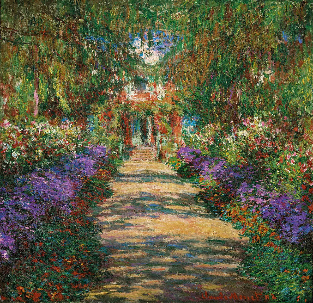 🎨 ジヴェルニー通り – クロード・モネ、1902年頃