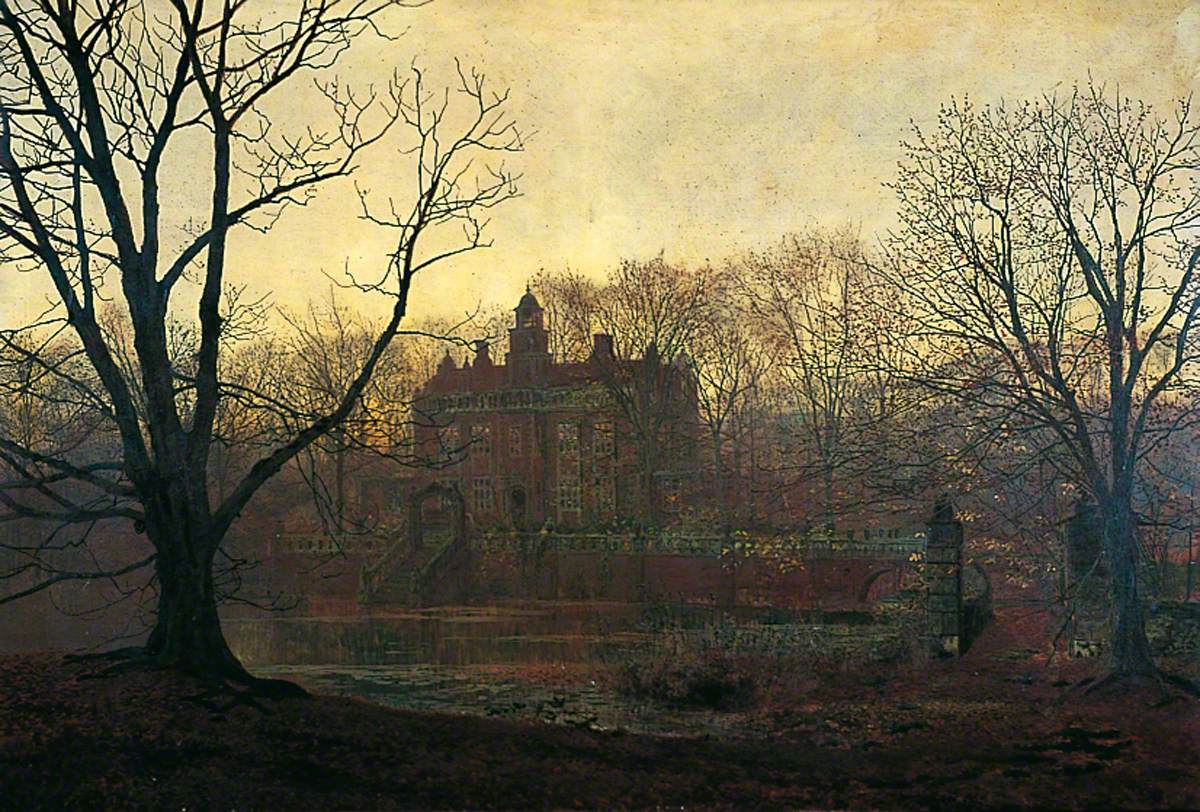 Une maison du Yorkshire - John Atkinson Grimshaw