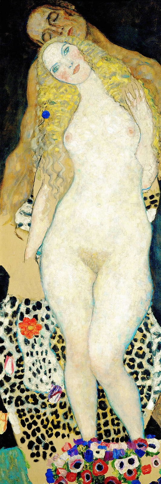 🌿🍎 アダムとイヴ – グスタフ・クリムト (1917–1918)