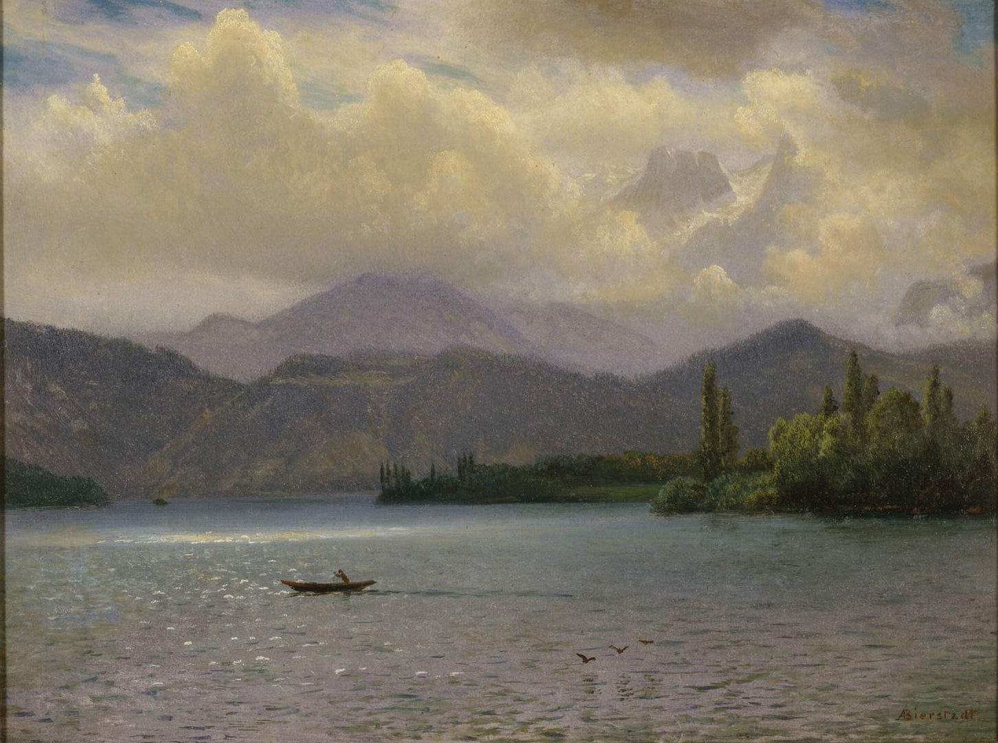 Lac Tahoe, Californie - Albert Bierstadt