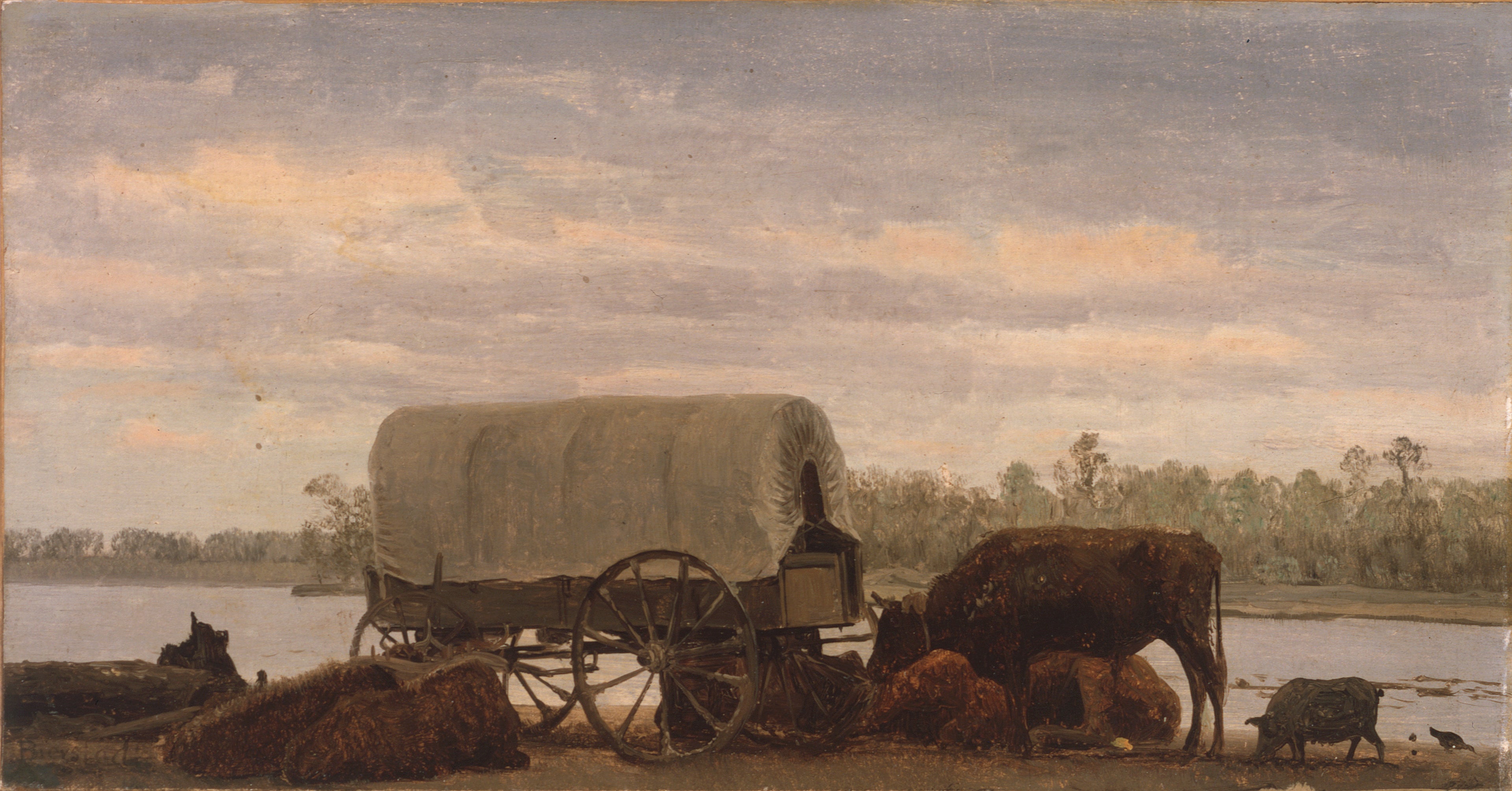 Midi sur la Platte - Albert Bierstadt