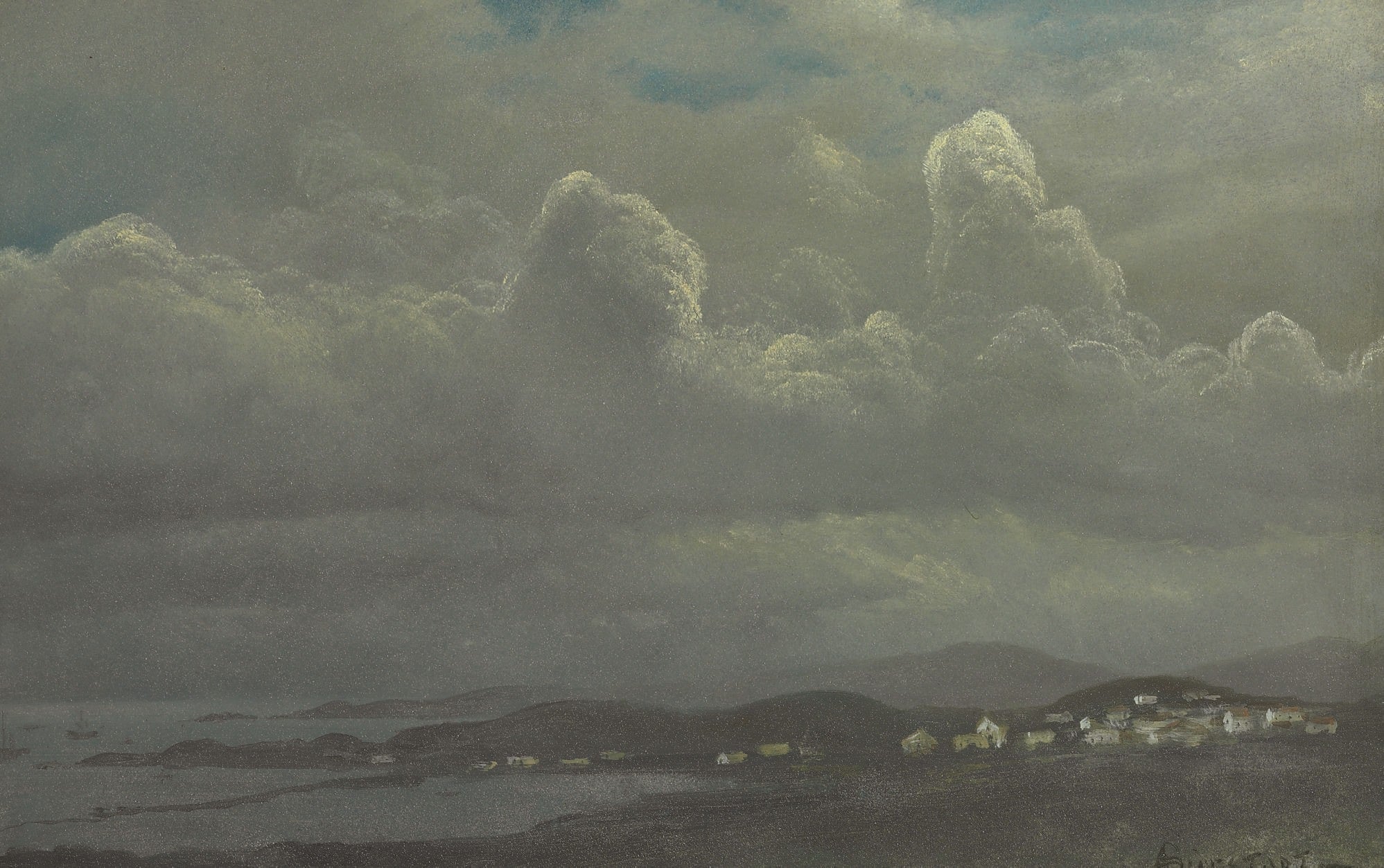 Port Richmond, baie de San Francisco - Albert Bierstadt