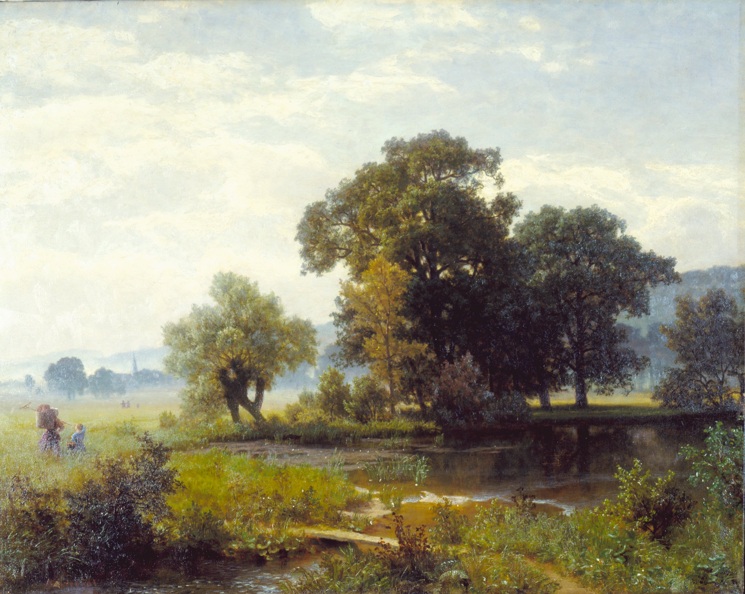 Paysage westphalien - Albert Bierstadt